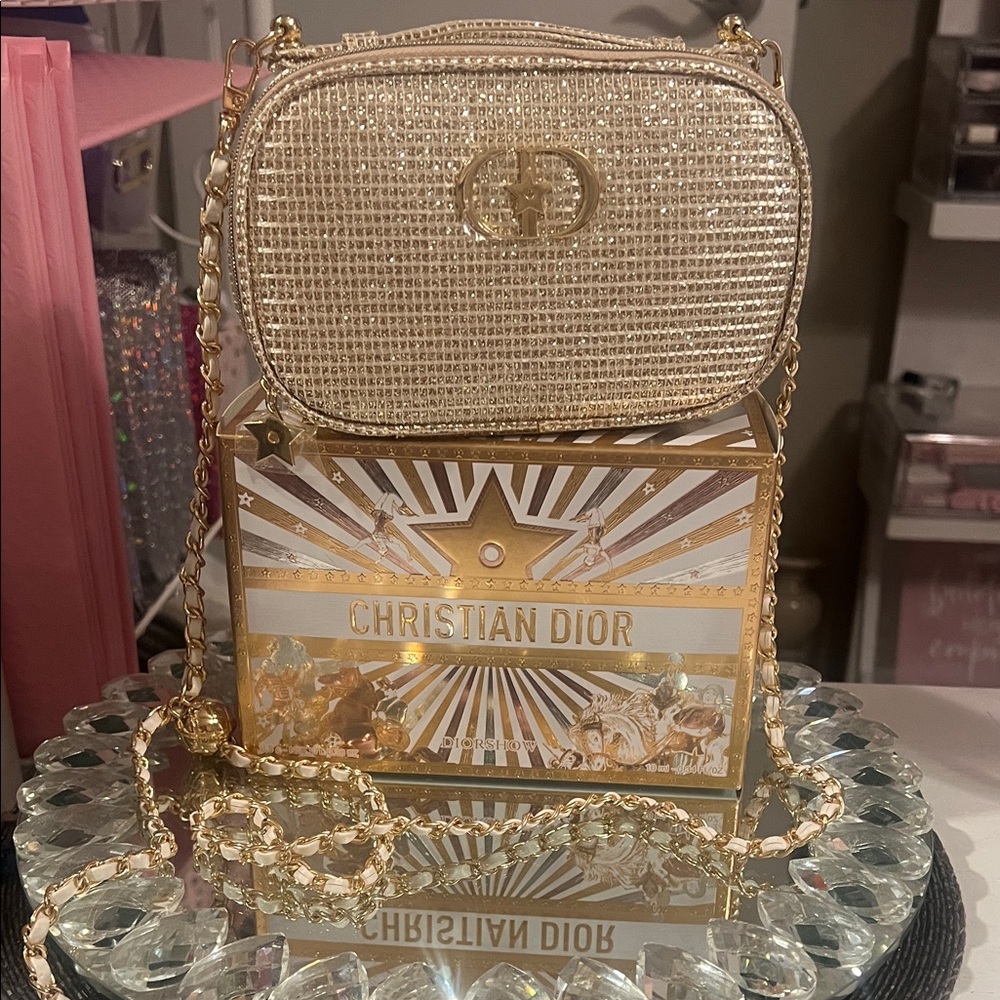 Dior Gold Holiday Pouch